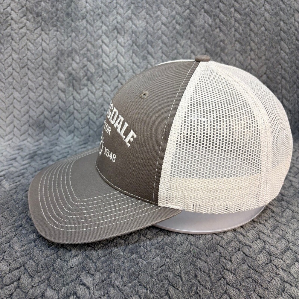 Outdoor Cap OC771 Springdale Tractor Snapback OS Gray White Mesh Trucker Hat - Picture 5 of 9